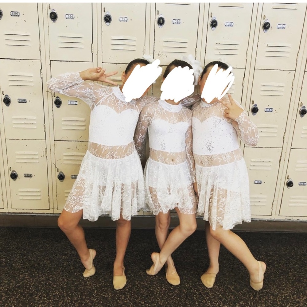 Costume Gallery White Dance Dress Costume Multiple Sizes Available CM CL AS